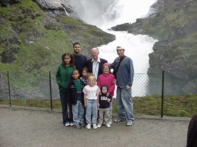 Bestefar and barnebarn