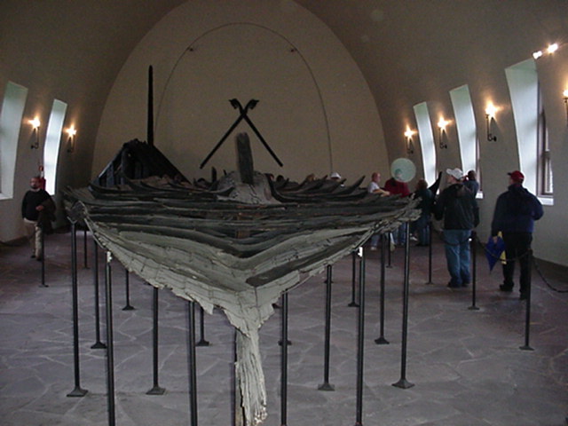 Unrestored Viking Ship
